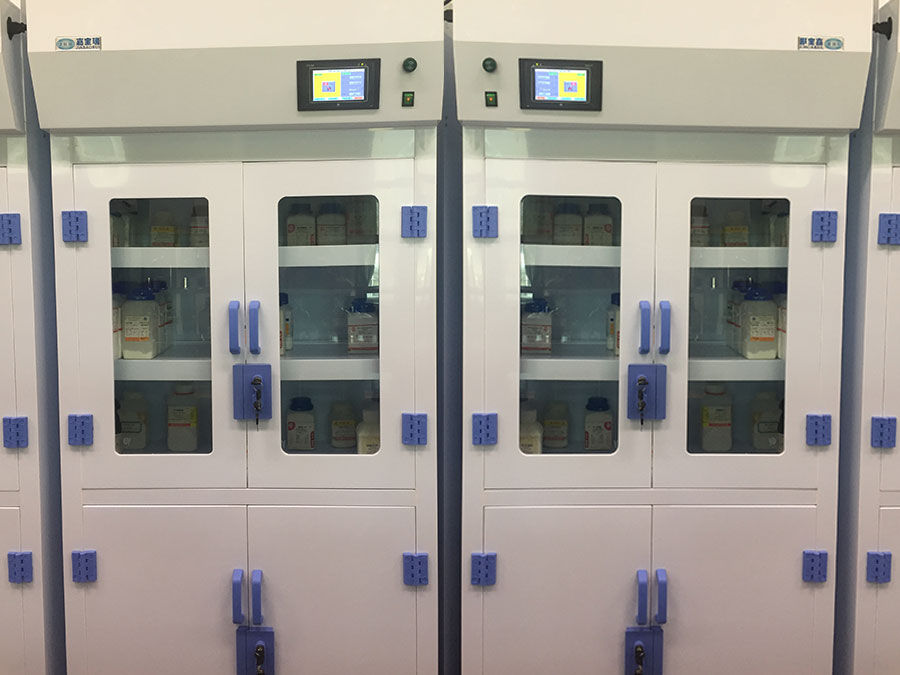 Clean gas type medicine cabinet
