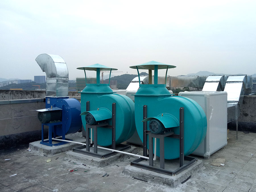 Fiberglass centrifugal fan